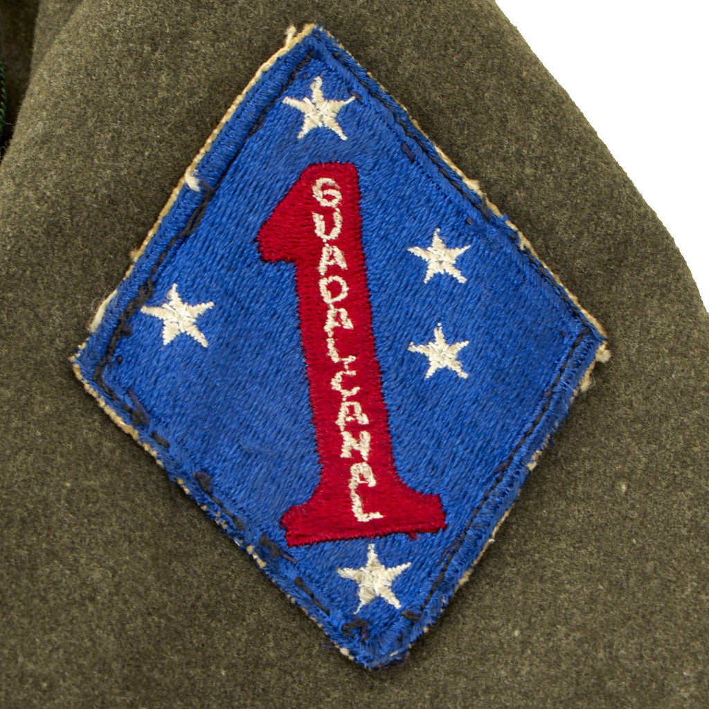 Original U.S. WWII 1st Marine Division Named Uniform Set with Photogra ...