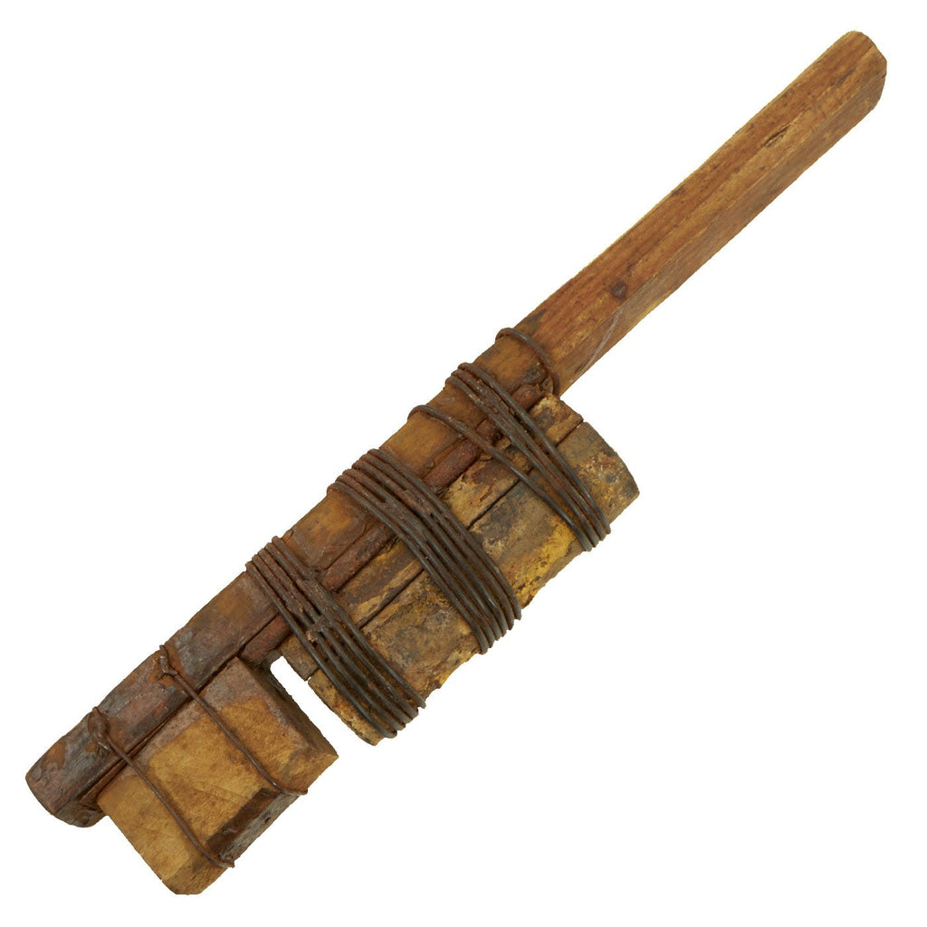 Original French WWI IIIrd Army Stick Fragmentation Grenade - Pétard de la IIIe Armée Original Items