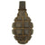 Original French WWI F1 Hand Grenade with Wooden Top Screw Plug - Inert Original Items