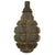 Original French WWI F1 Hand Grenade with Wooden Top Screw Plug - Inert Original Items