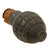 Original French WWI Foug M1916 Inert Lemon Grenade with Wood Top Plug - Citron modèle 1916 Original Items