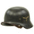 Original German WWII Luftwaffe M35 Double Decal Helmet with Size 56 Liner & Chinstrap - marked SE64 Original Items