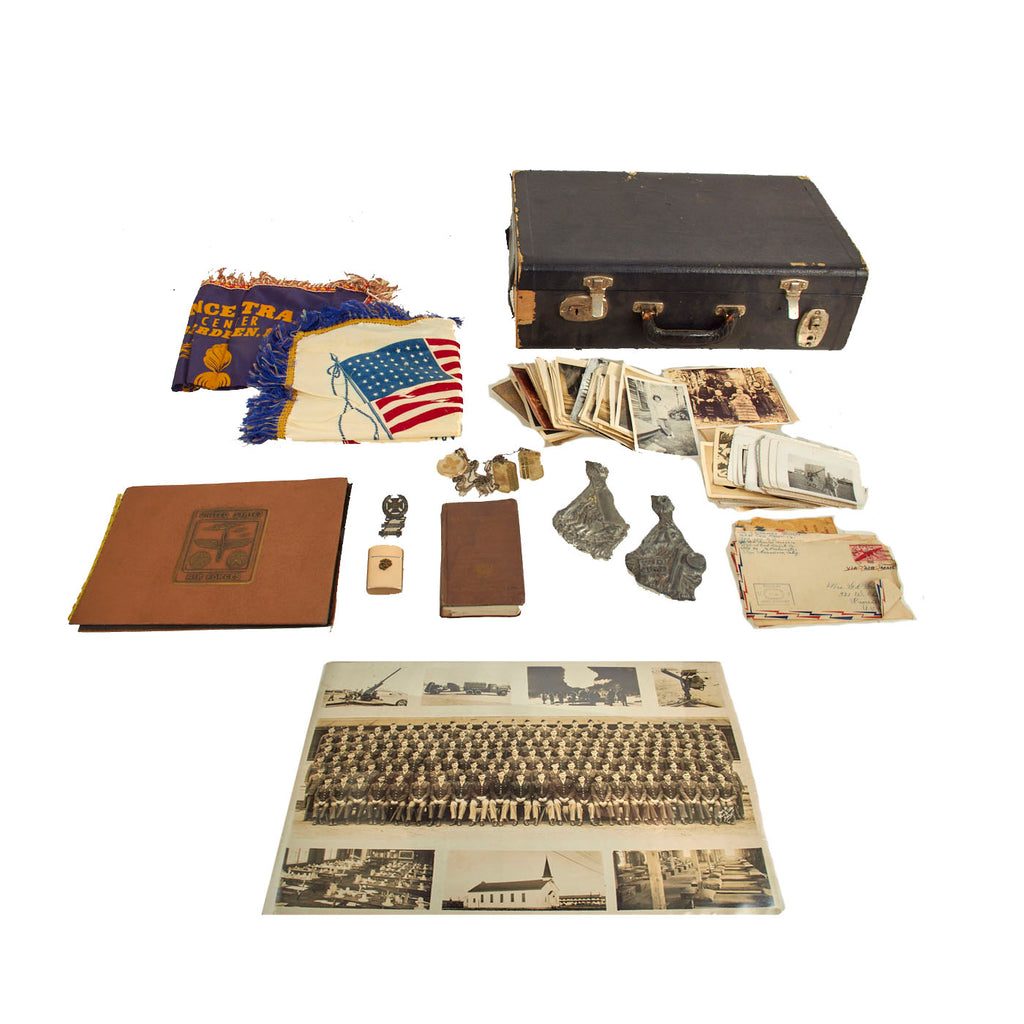 Original U.S. WWII Named 362nd Anti-Aircraft Ordnance Maintenance Company Iwo Jima Grouping - Corporal Gurley Graves Original Items