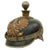 Original Imperial German WWI Prussian M1915 Foot Artillery Officers Pickelhaube Helmet - Kugelhelm Original Items