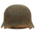 Original German WWII Service Used M40 Single Decal Army Heer Helmet with 57cm Liner & Chinstrap - NS64 Original Items