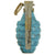 Original U.S. WWII M21 Practice MkII Pineapple Fragmentation Grenade with M10A3 Fuze in M.41A1 Canister Original Items