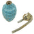 Original U.S. WWII M21 Practice MkII Pineapple Fragmentation Grenade with M10A3 Fuze in M.41A1 Canister Original Items