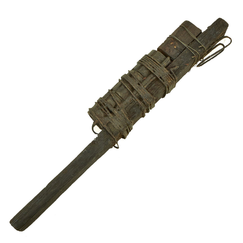 Original French WWI IIIrd Army Stick Fragmentation Grenade - Pétard de la IIIe Armée Original Items
