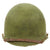 Original U.S. WWII 1942 McCord Front Seam Fixed Bale M1 Helmet with Vehicle Painted Shell & Westinghouse Liner Original Items