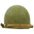 Original U.S. WWII 1942 McCord Front Seam Fixed Bale M1 Helmet with Vehicle Painted Shell & Westinghouse Liner Original Items