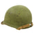 Original U.S. WWII 1942 McCord Front Seam Fixed Bale M1 Helmet with Vehicle Painted Shell & Westinghouse Liner Original Items