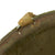 Original U.S. WWII 1942 McCord Front Seam Fixed Bale M1 Helmet with Vehicle Painted Shell & Westinghouse Liner Original Items