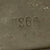 Original German WWII Army Heer M40 Single Decal KIA Shot Through Steel Helmet - NS66 Original Items