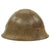 Original Japanese WWII Service Worn Type 92 Army Combat Helmet with Liner and Chinstrap - Tetsubo Original Items