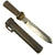 Original German WWII Kriegsmarine Navy Diver's Knife with Scabbard - Unit Marked O.147 Original Items