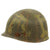 Original U.S. WWII M1 Helmet Liner by Westinghouse with Period Camouflage Paint Job Original Items