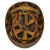 Original U.S. WWII M1 Helmet Liner by Westinghouse with Period Camouflage Paint Job Original Items