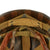 Original U.S. WWII M1 Helmet Liner by Westinghouse with Period Camouflage Paint Job Original Items