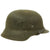 Original German WWII M42 Service Worn Single Decal Army Heer Helmet with Replica Chinstrap - EF66 Original Items