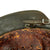 Original German WWII M42 Service Worn Single Decal Army Heer Helmet with Replica Chinstrap - EF66 Original Items