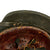 Original German WWII M42 Service Worn Single Decal Army Heer Helmet with Replica Chinstrap - EF66 Original Items