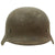 Original German WWII Army Heer M40 Single Decal Helmet with 57cm Liner & British Chinstrap - EF64 Original Items