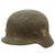 Original German WWII Army Heer M40 Single Decal Helmet with 57cm Liner & British Chinstrap - EF64 Original Items