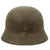 Original German WWII Army Heer M40 Single Decal Helmet with 57cm Liner & British Chinstrap - EF64 Original Items