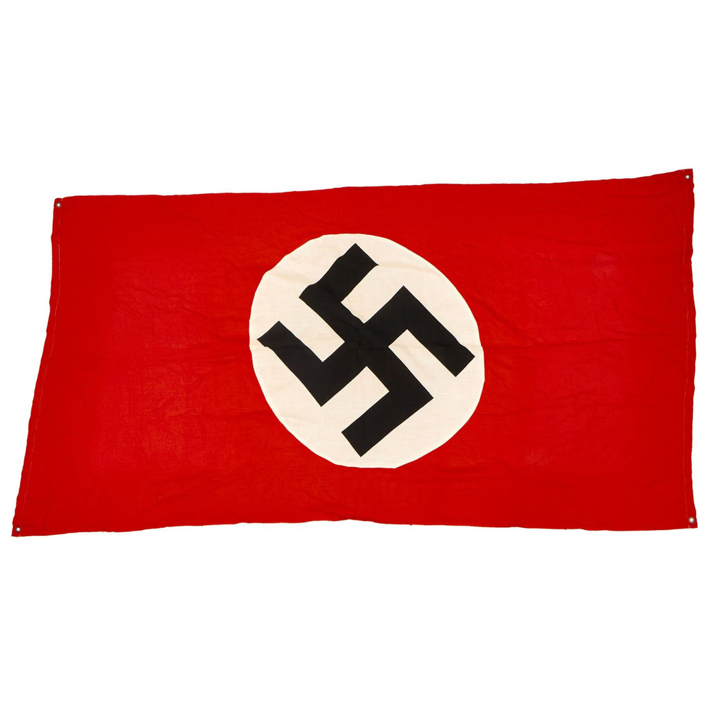 Original German WWII Unissued Double-sided Tank Identification Flag - 40" x 75" Original Items