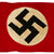 Original German WWII NSDAP National Political Flag with Halyard & Dowel - 29" x 53" Original Items
