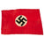 Original German WWII NSDAP Service Worn National Political Banner Flag - 37" x 55" Original Items