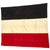 Original Imperial German WWI or Pre-WWII Tri-Color National Banner Flag - 46" x 52" Original Items