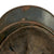 Original French WWI Model 1915 Adrian Helmet in Horizon Blue with Replica Badge Original Items