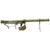 Original Spanish Inert 88.9mm Instalaza M65 Bazooka Anti-Tank Launcher with Canvas Face Shield Original Items