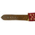 Original British WWI Leather Belt in Embroidered Trench Art Sleeve with Welch Regiment Badge Original Items