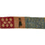 Original British WWI Leather Belt in Embroidered Trench Art Sleeve with Welch Regiment Badge Original Items