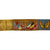 Original British WWI Leather Belt in Embroidered Trench Art Sleeve with Welch Regiment Badge Original Items