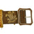 Original British WWI Leather Belt in Embroidered Trench Art Sleeve with Welch Regiment Badge Original Items