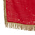 Original German WWII German DAF Labor Front 48" x 55" Fringed Flag with Dillingen 2 Town Marking Original Items