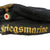 Original German WWII Naval Kriegsmarine Donald Duck Cap Tellermütze with Faded Maker Mark Original Items