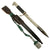 Original German WWII Long 98k Dress Bayonet in Scabbard with Frog and NCO Troddel Knot Original Items
