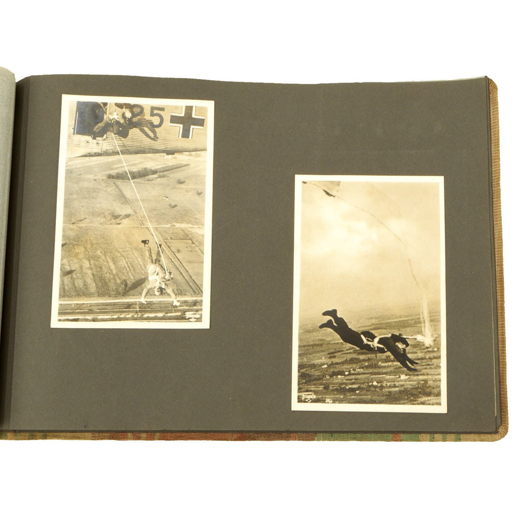 Original German WWII Luftwaffe Fallschirmjäger Paratrooper Photo Album ...
