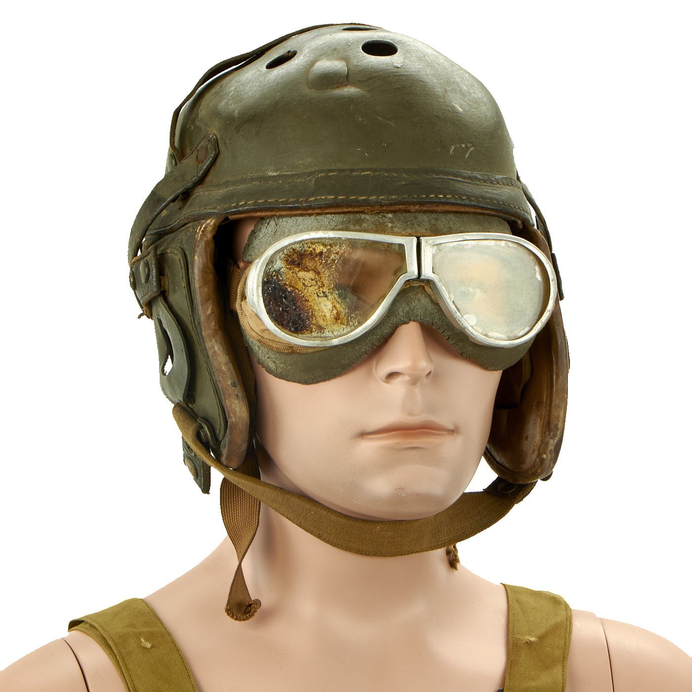 Original U.S. WWII Tanker Set - Coveralls - M38 Helmet