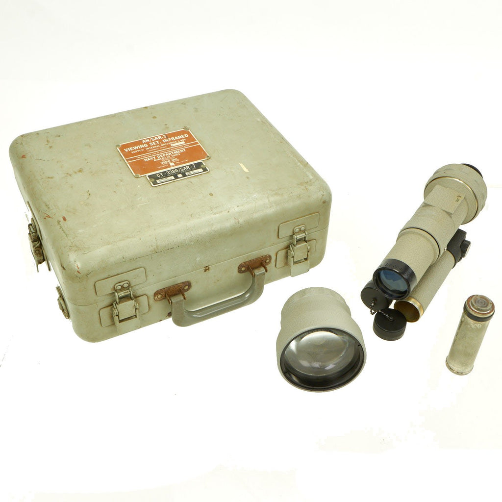 Original U.S. Navy Vietnam War AN/SAR-7 Infrared Viewing Set with Case Original Items