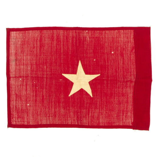 Original U.S. WWII United States Army Brigadier General's Small Wool Command Flag - 14" x 19" Original Items