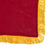 Original U.S. WWII United States Army Brigadier General's Small Fringed Command Flag - 11 1/2" x 17" Original Items
