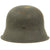 Original German WWII M42 Single Decal Luftwaffe Helmet with 58cm Liner & Chinstrap - NS66 Original Items