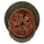 Original German WWII Extra Large M40 Single Decal Army Heer Helmet with 60cm Liner & Chinstrap - hkp68 Original Items