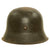 Original German WWII Service Worn M42 Single Decal Army Heer Helmet with 56cm Liner - ET64 Original Items