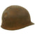 Original U.S. WWII Battle Damaged 4th Infantry Division 1944 McCord Swivel Bale M1 Helmet with Seaman Liner Original Items